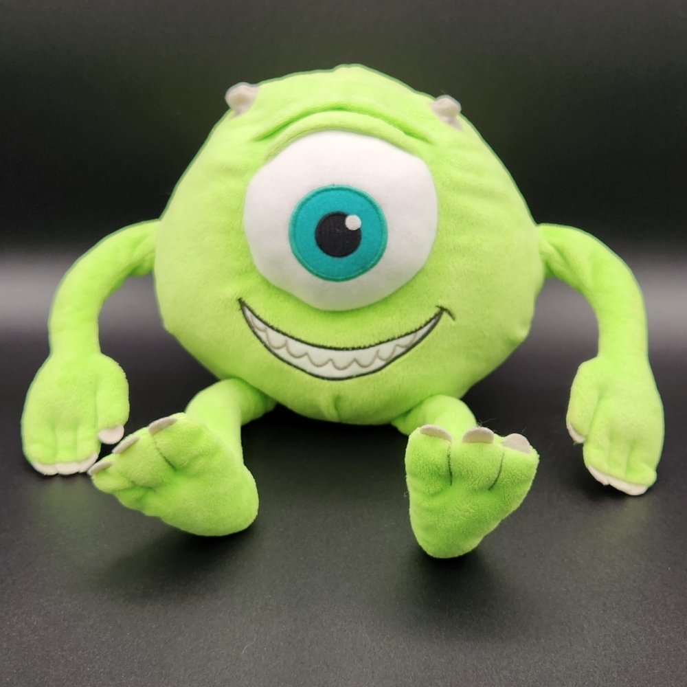 Disney Pixars Monsters Inc & Monster University- Mike Wazowski Stuffy- 12 Inches
